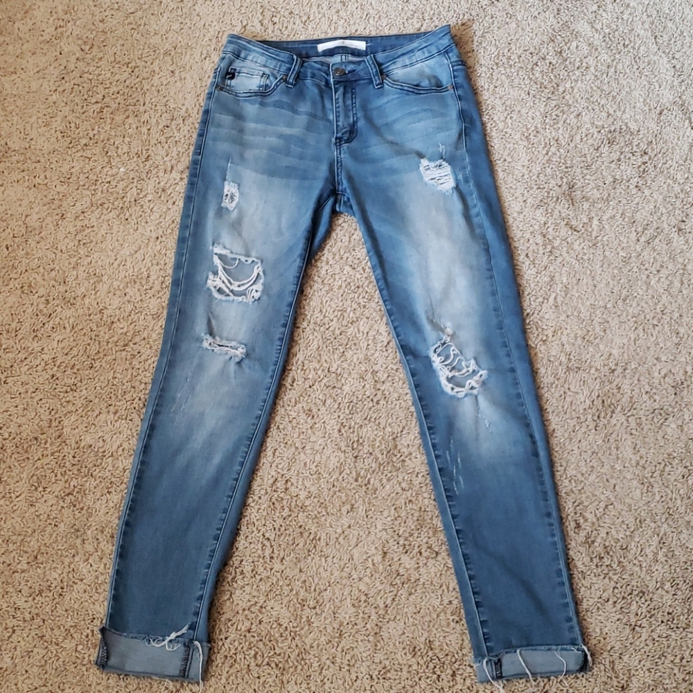 Kancan distressed jeans